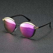 Unisex Gold Frame Sunglasses – High-Quality Outdoor Eyewear