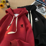 Unisex Hip-Hop Printed Hoodie – Loose Winter Streetwear Sweatshirt