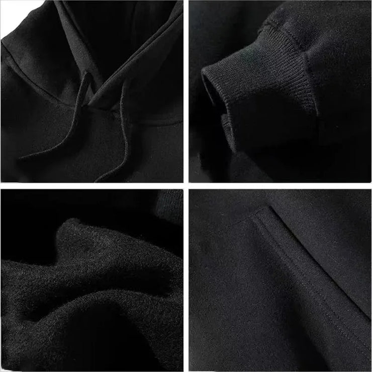 Men’s Oversized Hoodie – Casual Printed Pullover Sweatshirt