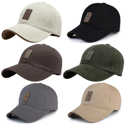 Unisex Cotton Baseball Cap – Outdoor Sports Hat, Multi-Color