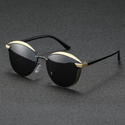 Unisex Gold Frame Sunglasses – High-Quality Outdoor Eyewear