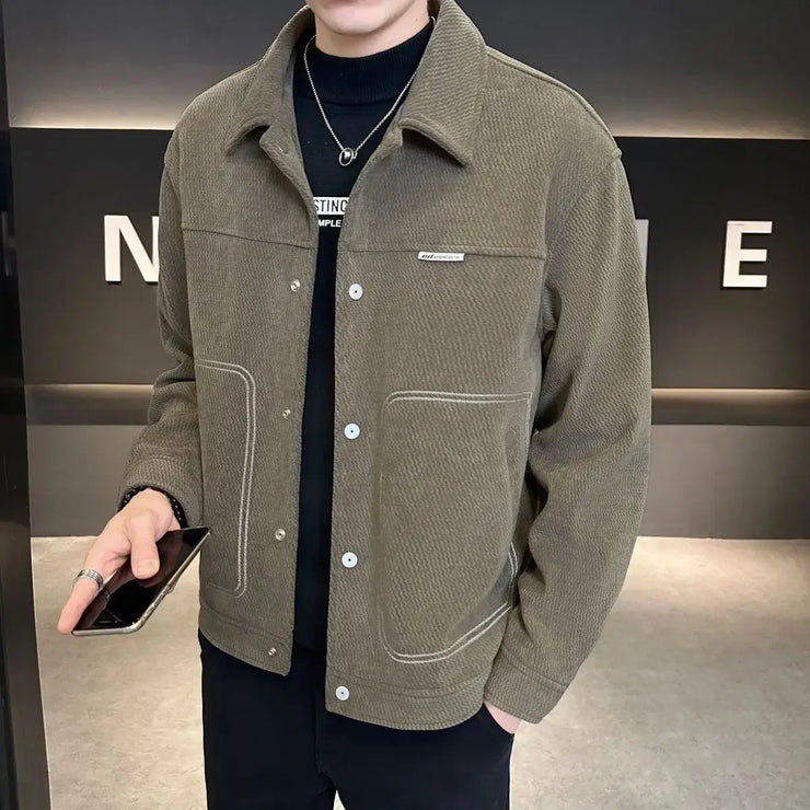 2024 Men’s Fashion Jacket – High-Quality Spring/Autumn Coat