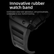 Men’s Large Dial Sport Watch – Square, Quartz, Waterproof, Luminous.