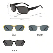 Men’s Polarized Sunglasses – Day & Night Vision, Anti-UV Driving Shades