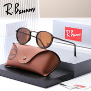 Retro Round Polarized Sunglasses – UV400 Unisex Driving Glasses