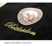 Men’s Embroidered Baseball Jacket – High Street Bomber Coat