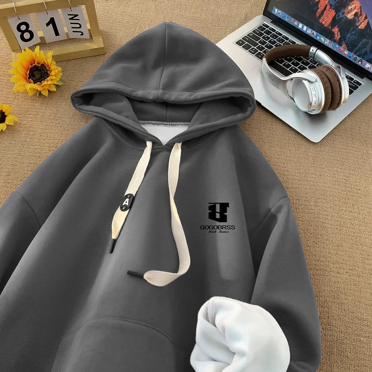 Unisex Hip-Hop Printed Hoodie – Loose Winter Streetwear Sweatshirt