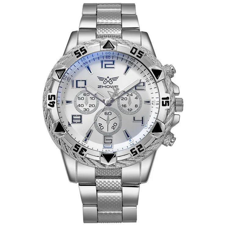 Men’s Luxury Steel Watch Stylish, durable, and perfect for business or casual wear.