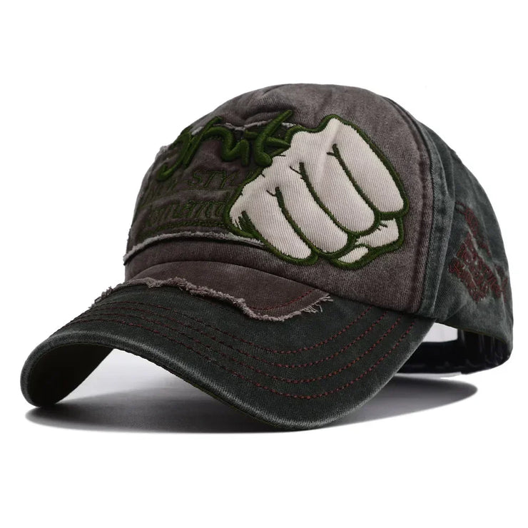 Unisex Streetwear Baseball Cap – Embroidered Snapback Dad Hat
