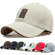 Unisex Cotton Baseball Cap – Outdoor Sports Hat, Multi-Color