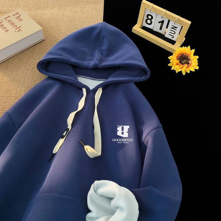 Unisex Hip-Hop Printed Hoodie – Loose Winter Streetwear Sweatshirt