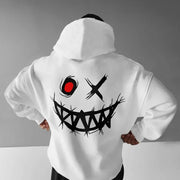 Men’s Oversized Hoodie – Casual Printed Pullover Sweatshirt
