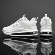 2025 Men’s Air Cushion Sneakers – Breathable Knit Running Shoes