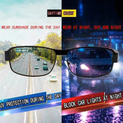 Men’s Polarized Sunglasses – Day & Night Vision, Anti-UV Driving Shades