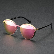 Unisex Gold Frame Sunglasses – High-Quality Outdoor Eyewear