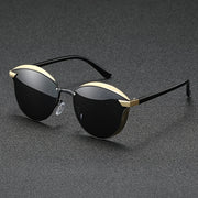 Unisex Gold Frame Sunglasses – High-Quality Outdoor Eyewear