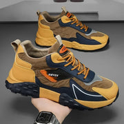 2025 Men’s Luxury Platform Sneakers – Winter Cotton Running Shoes (Plus Size)
