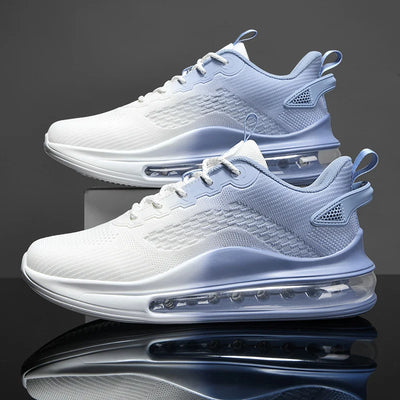 2025 Men’s Air Cushion Sneakers – Breathable Knit Running Shoes