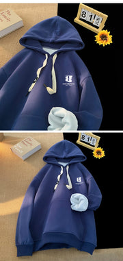 Unisex Hip-Hop Printed Hoodie – Loose Winter Streetwear Sweatshirt