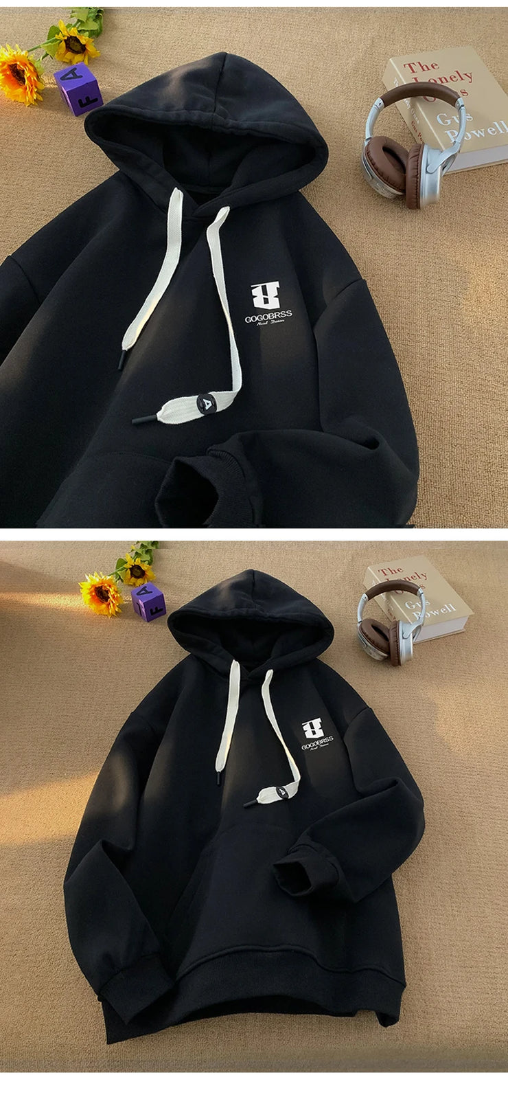 Unisex Hip-Hop Printed Hoodie – Loose Winter Streetwear Sweatshirt