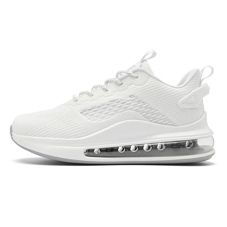2025 Men’s Air Cushion Sneakers – Breathable Knit Running Shoes