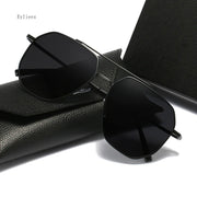 Luxury Polarized Aviator Sunglasses – Vintage Mirror Lens, Unisex
