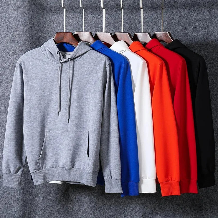 Men’s Oversized Hoodie – Casual Printed Pullover Sweatshirt