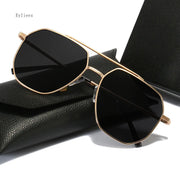 Luxury Polarized Aviator Sunglasses – Vintage Mirror Lens, Unisex