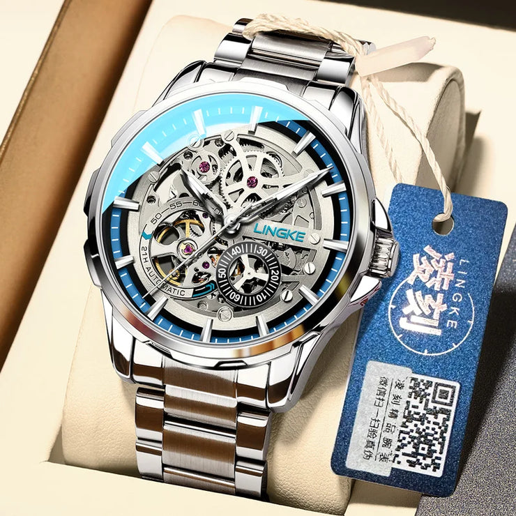 2024 Men’s Multifunctional Chronograph Watch – Original, Waterproof, Luminous Quartz Wristwatch.