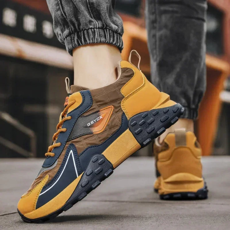 2025 Men’s Luxury Platform Sneakers – Winter Cotton Running Shoes (Plus Size)