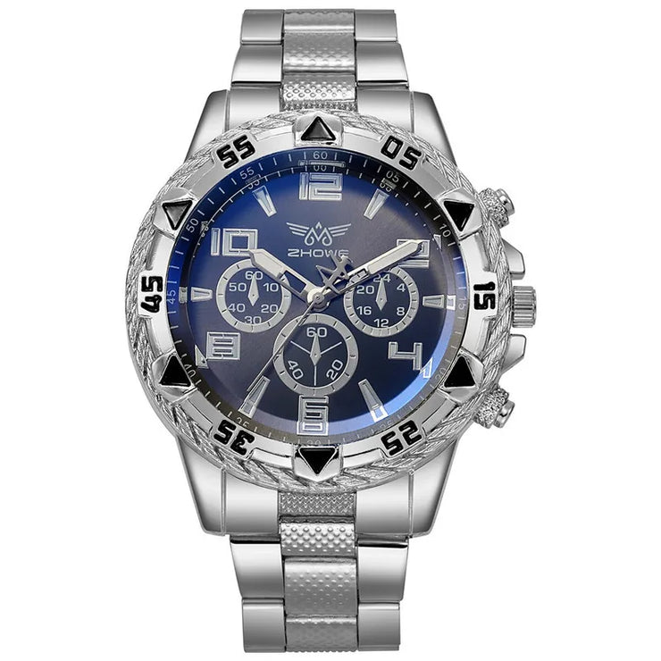 Men’s Luxury Steel Watch Stylish, durable, and perfect for business or casual wear.